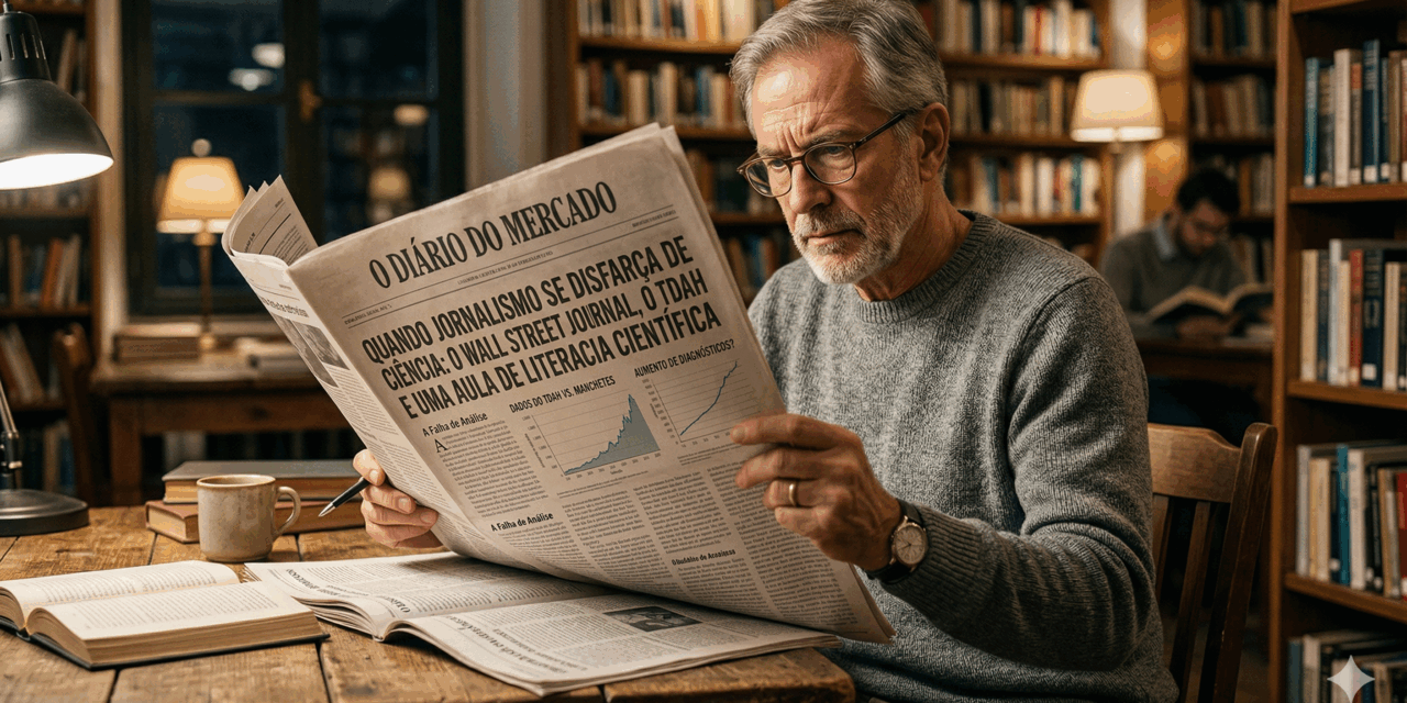 Quando Jornalismo se Disfarça de Ciência: O Wall Street Journal, o TDAH e Uma Aula de Literacia Científica