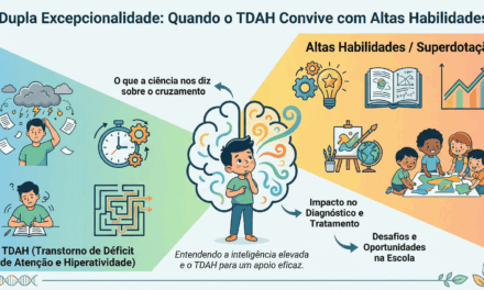 Dupla Excepcionalidade: Quando o TDAH Convive com Altas Habilidades O que a ciência nos diz sobre inteligência elevada e TDAH — e por que esse cruzamento importa para o diagnóstico, o tratamento e a escola