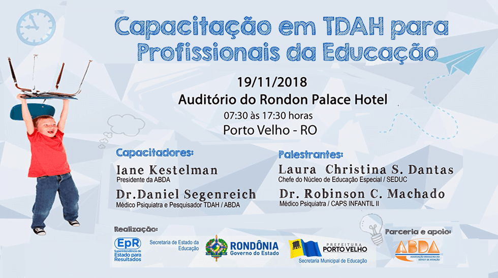 Capacitação de Professores para o TDAH – Rondônia