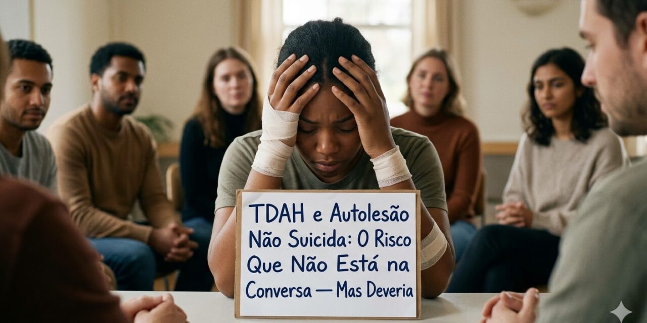 TDAH e Autolesão Não Suicida: O Risco Que Não Está na Conversa — Mas Deveria