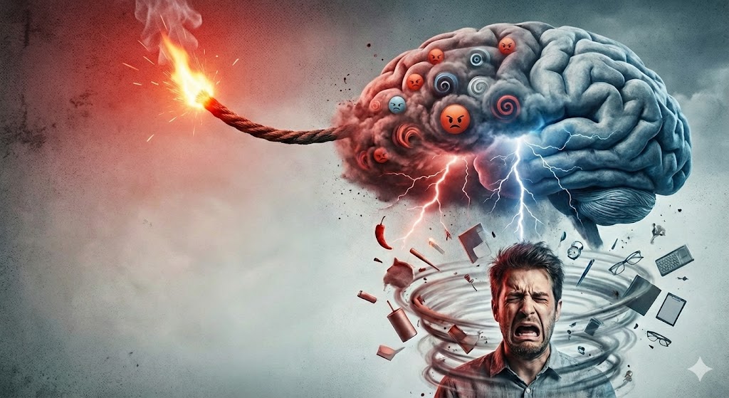 O Pavio Curto: TDAH e a Tempestade da Desregulação Emocional